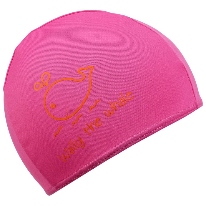 Шапочка для плавания детская FASHY Polyester kids Printed Cap, полиэстер, цвет розовый