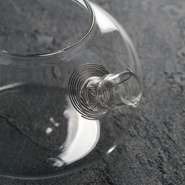 Чайник заварочный 400 мл "Бамбук", с металлическим ситом