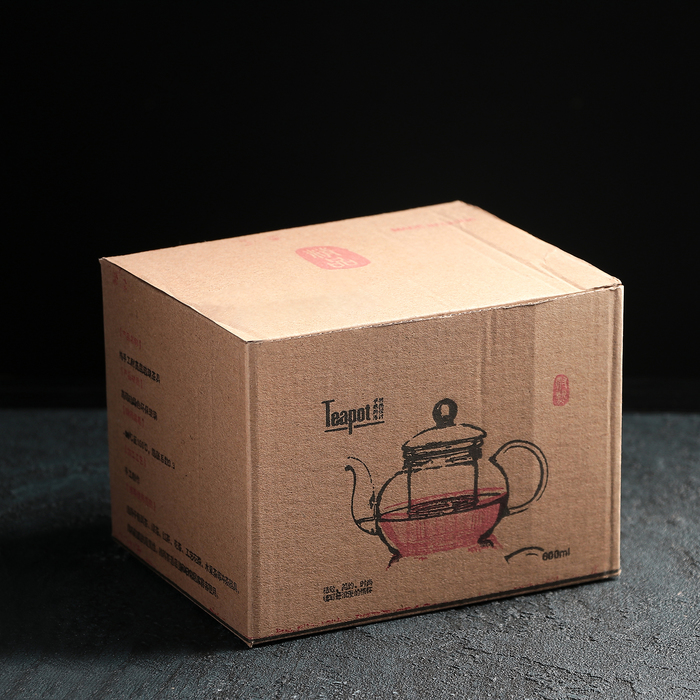 Чайник заварочный 400 мл "Бамбук", с металлическим ситом