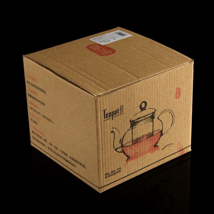 Чайник заварочный 400 мл "Бамбук", с металлическим ситом