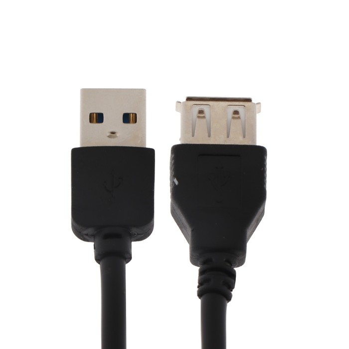 Кабель-удлинитель USB Am-Af, 3 м, черный