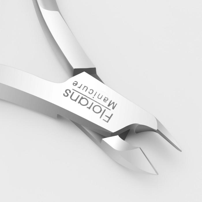 Кусачки маникюрные, двойная пружина, 9,5см, рабочая область-5мм, цвет золотой/серебристый