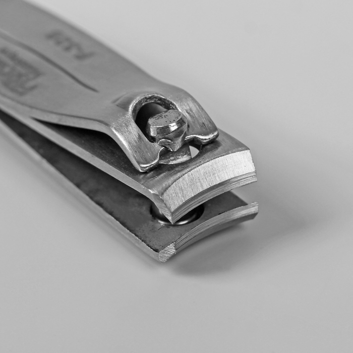 Кусачки-книпсер маникюрные, 6,5(±0,5)см, цвет матовый серебристый