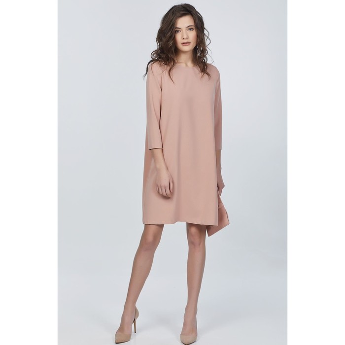 Платье женское, размер 44, цвет бледно-персиковый 161-04