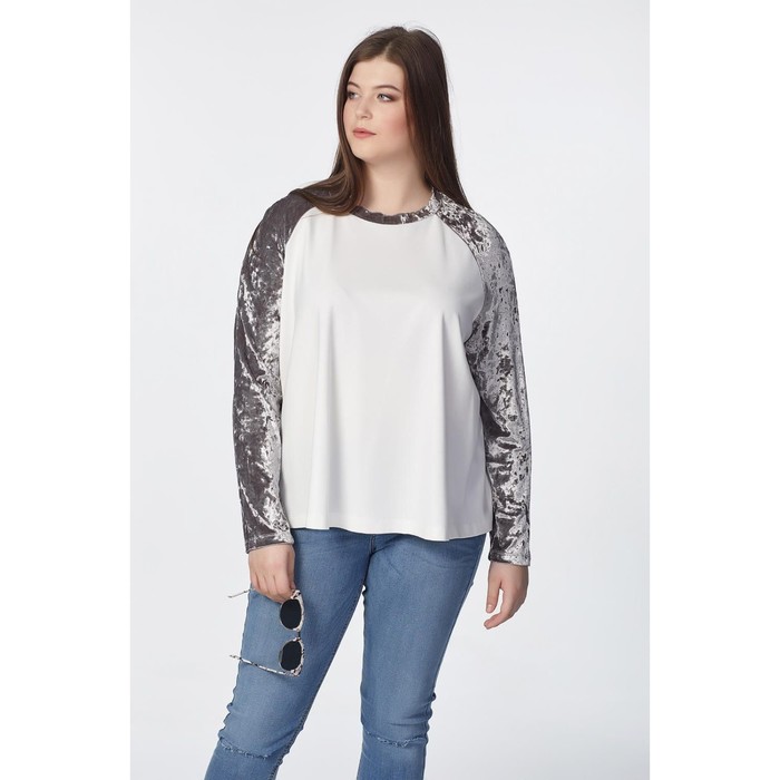 Джемпер женский, размер 50, цвет серо-зелёный 2-523-02