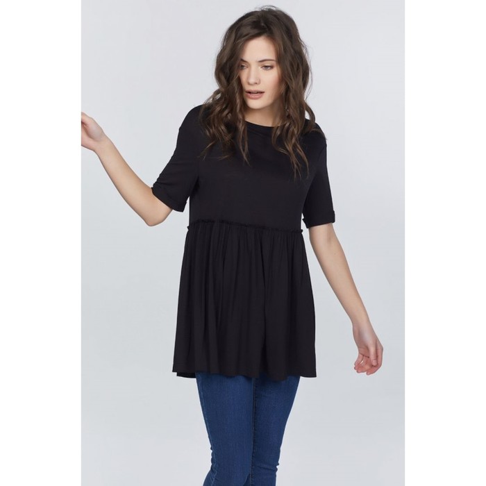 Блуза женская, размер 46, цвет чёрный 541-01