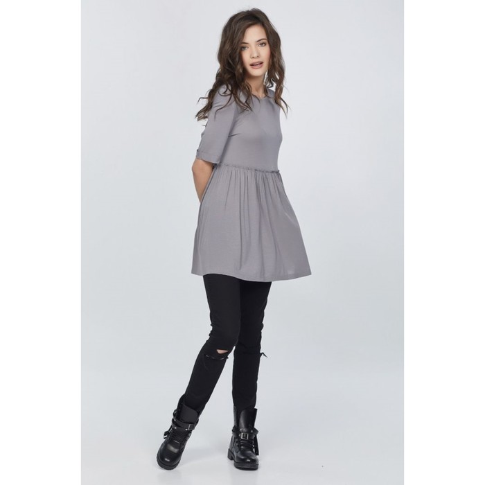 Блуза женская, размер 46, цвет серый 541-11