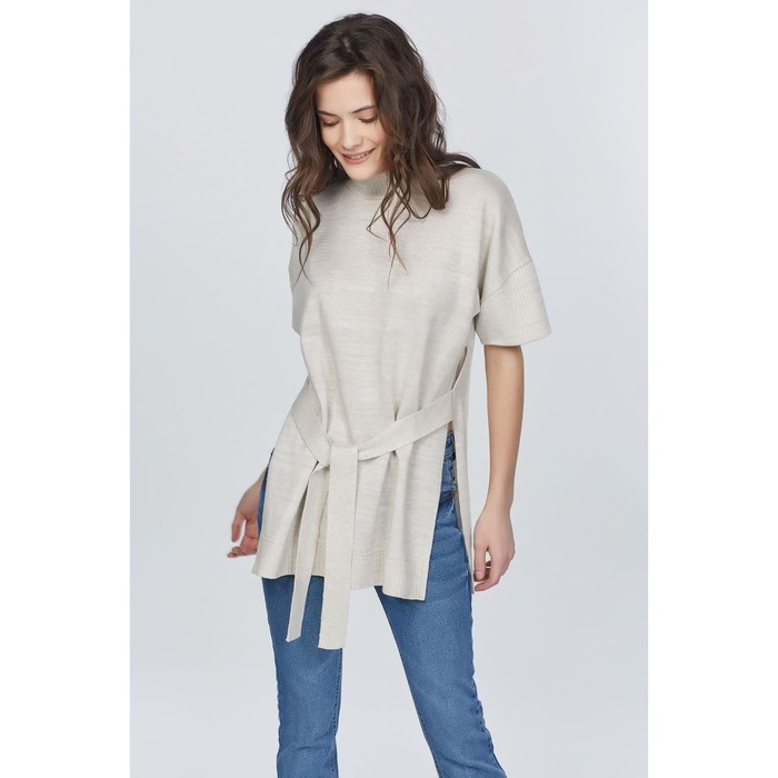 Джемпер женский, размер 42, цвет меланж молочный 9224-02