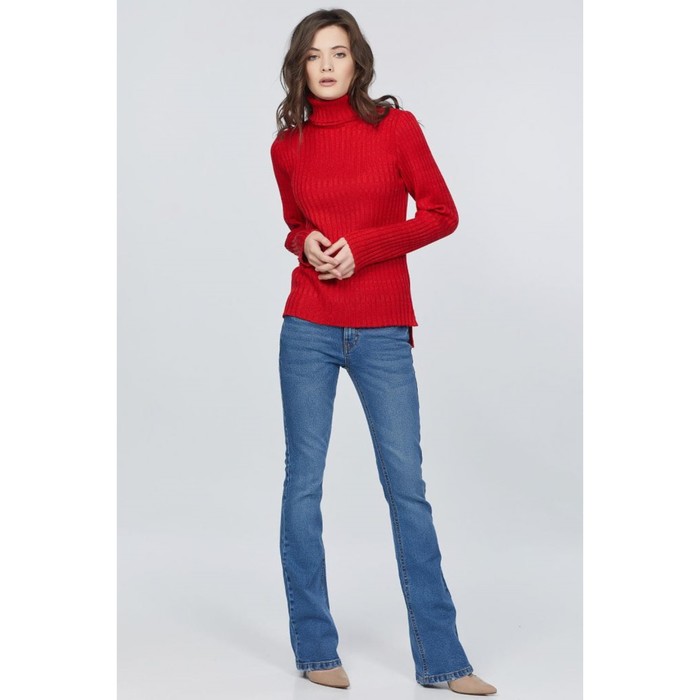 Водолазка женская, размер 46, цвет красный 9229-03