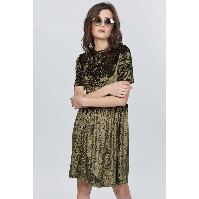 Платье женское, размер 44, цвет зелёный 759.1-15-01