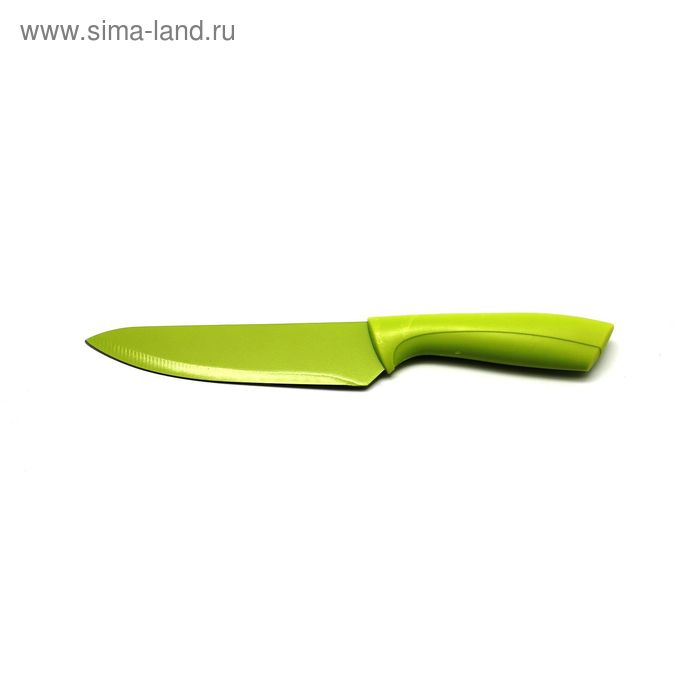 фото Нож поварской atlantis, цвет зеленый, 15 см