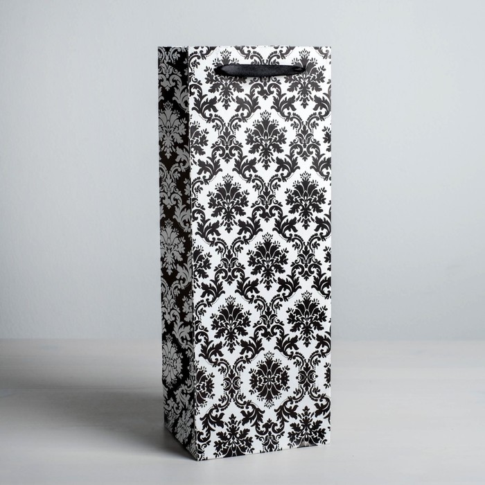 Пакет ламинированный вертикальный под бутылку «Роскошь», 13 × 36 × 10 см