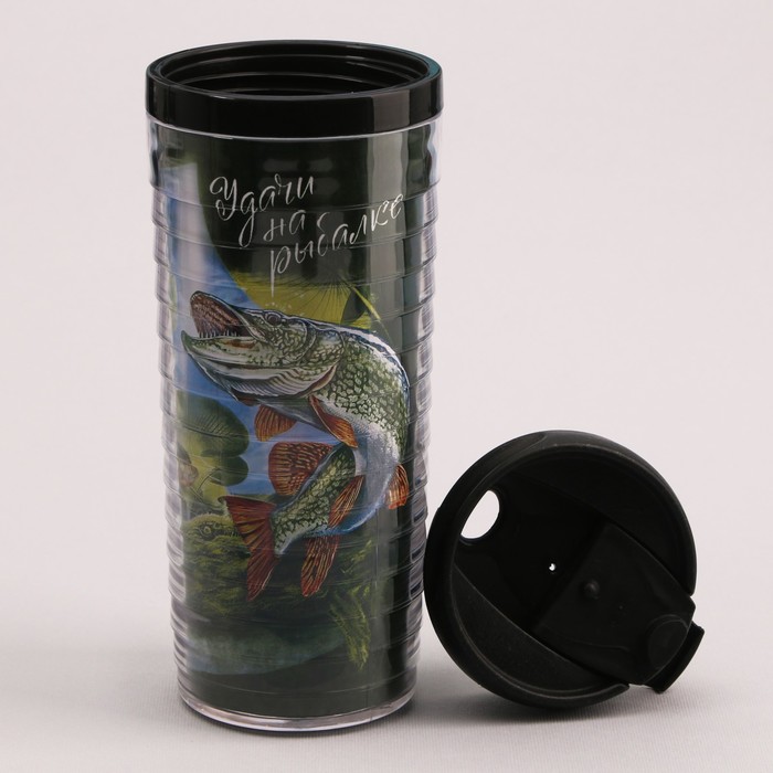 Термостакан "Удачи на рыбалке", 350 мл