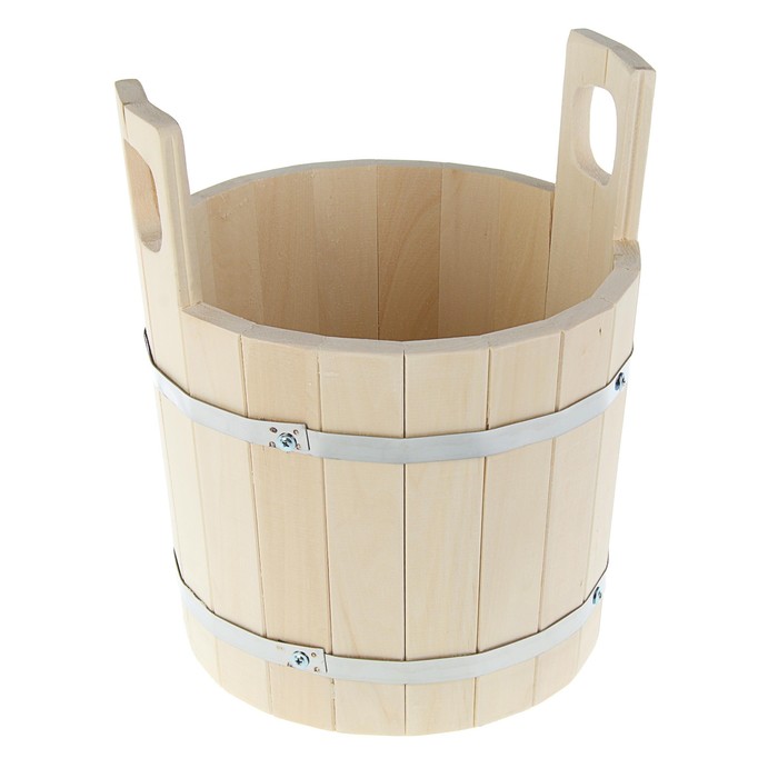 Запарник 10 л с круглыми ручками, нержавеющий обод "Добропаровъ"