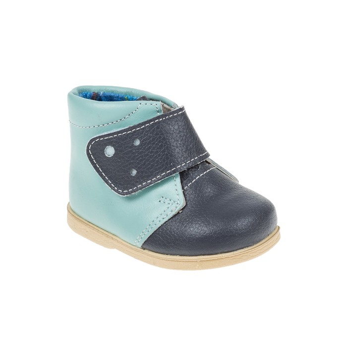 Ботинки ясельные арт. 15-116-2 (синий/голубой) (р. 17)