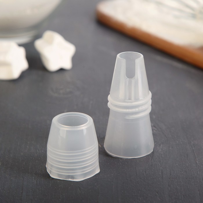 Адаптер для кондитерского мешка 3,2х5,7 см, для насадок d=1,8 см