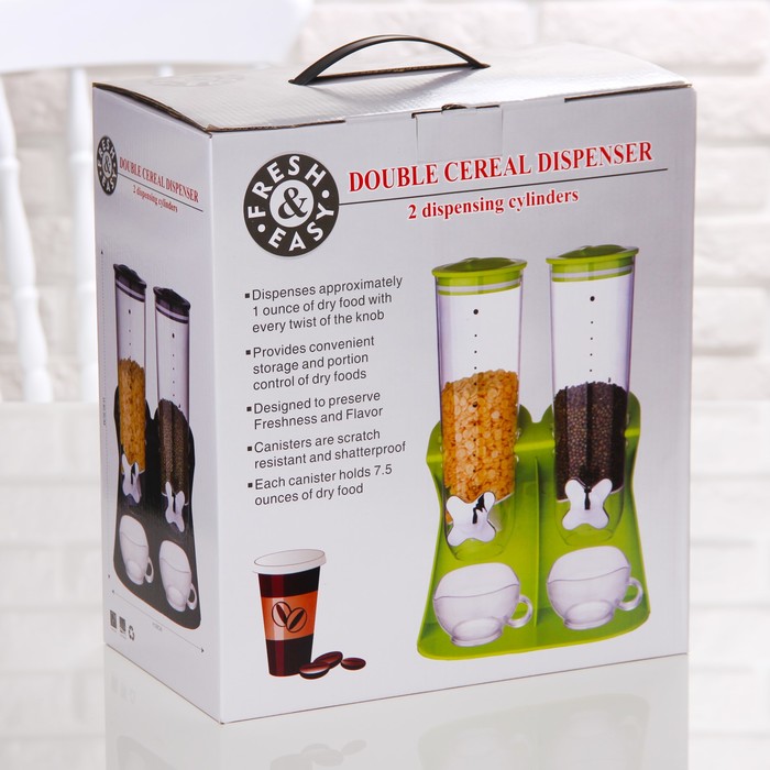 Диспенсер двойной 220 мл "Маргот", цвета МИКС