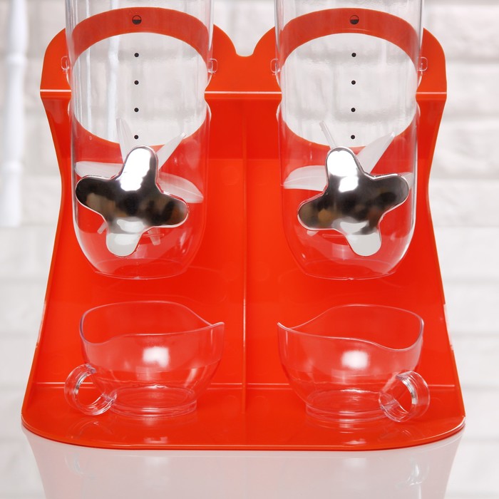 Диспенсер двойной 220 мл "Маргот", цвета МИКС