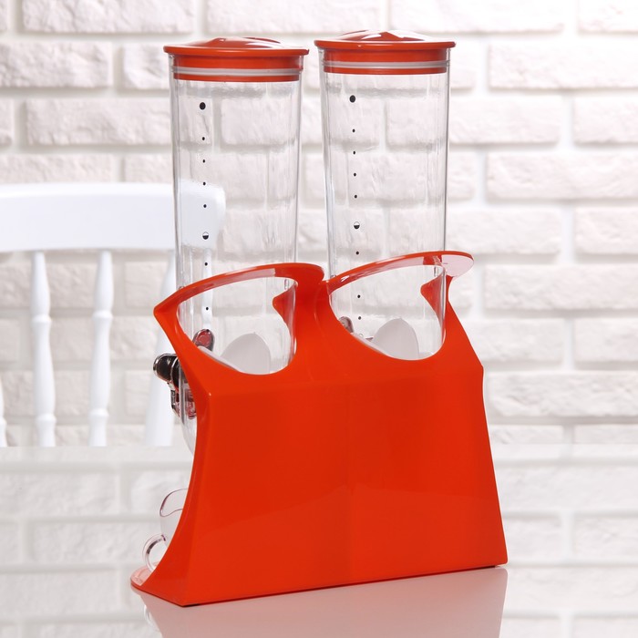 Диспенсер двойной 220 мл "Маргот", цвета МИКС