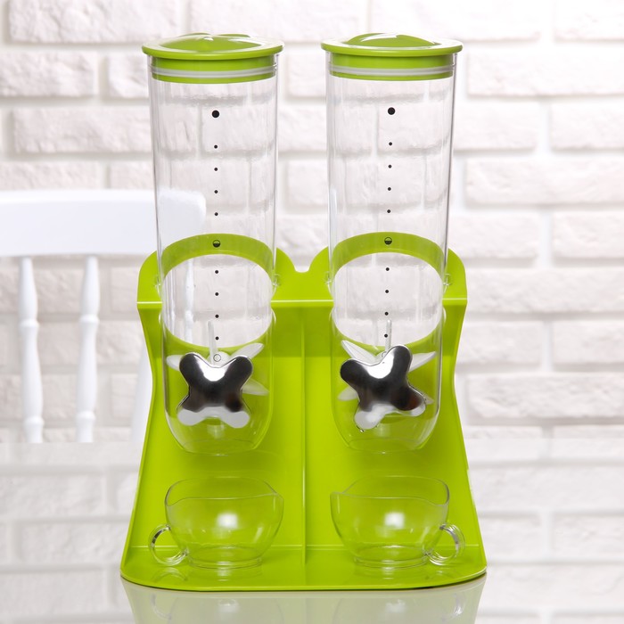 Диспенсер двойной 220 мл "Маргот", цвета МИКС