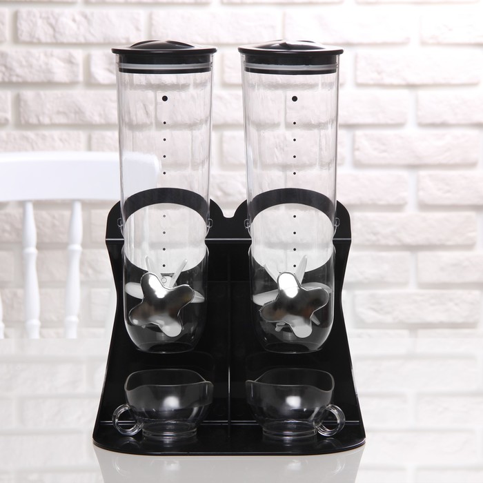 Диспенсер двойной 220 мл "Маргот", цвета МИКС