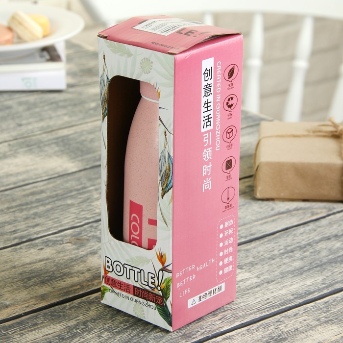 Бутылка 300 мл "Без цвета", цвета МИКС