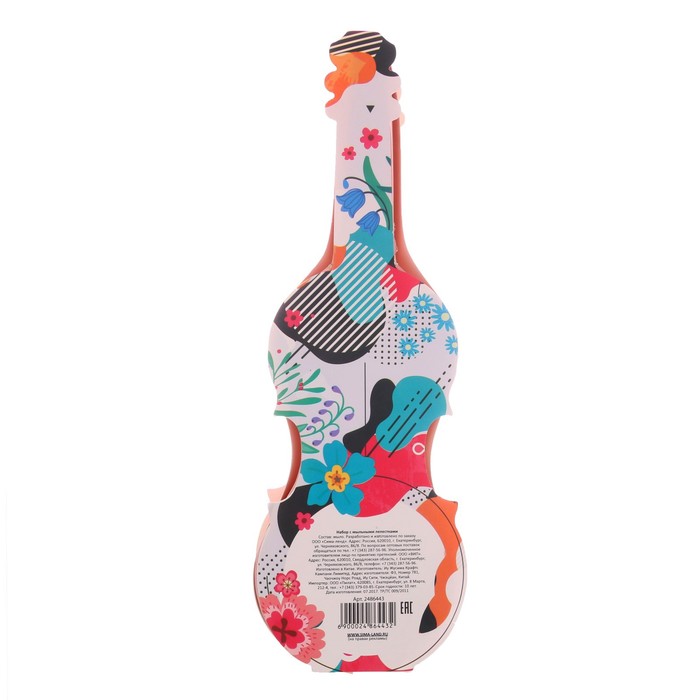 Мыльные лепестки в коробке-скрпике "В этот весенний день", 7 шт.