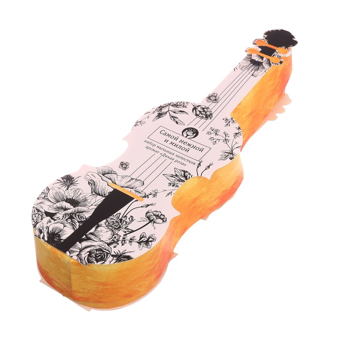 Мыльные лепестки в коробке-скрпике "Самой милой и нежной", 7 шт.