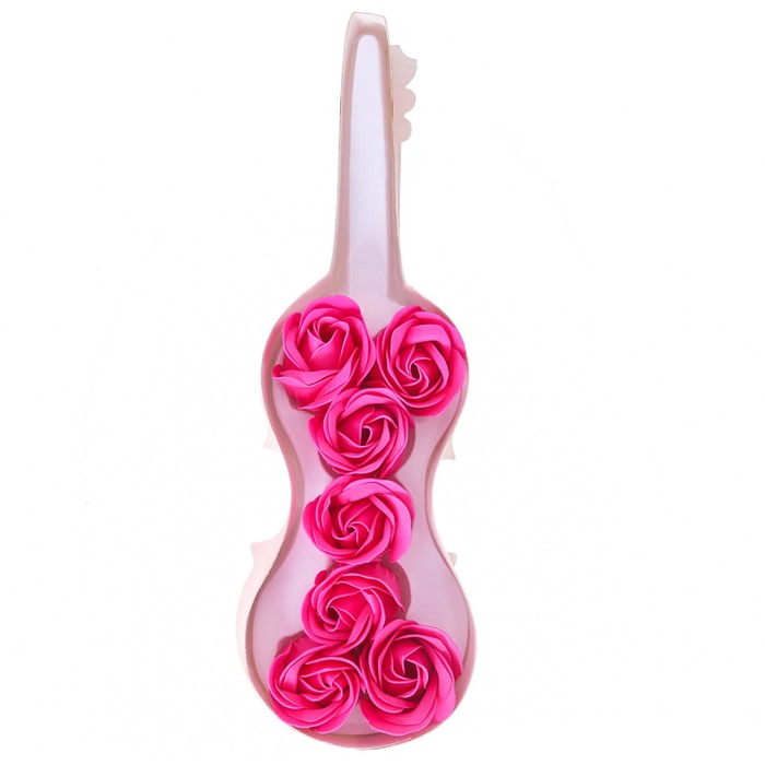 Мыльные лепестки в коробке-скрпике "Самой милой и нежной", 7 шт.