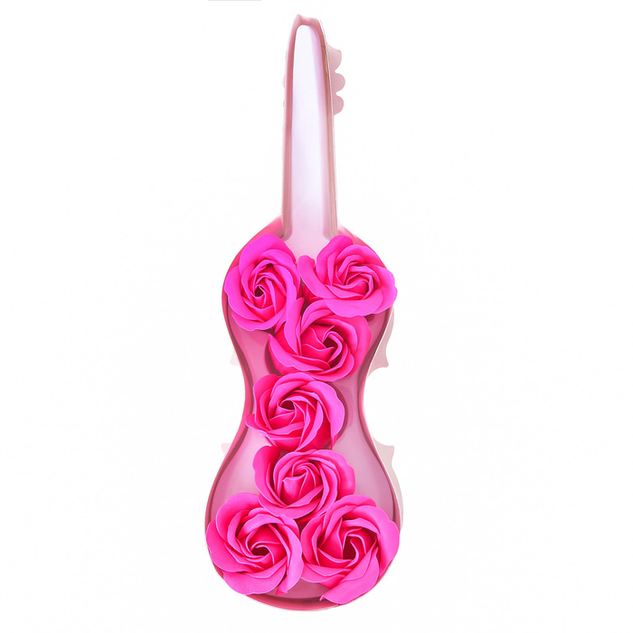 Мыльные лепестки в коробке-скрпике "С любовью!", 7 шт.