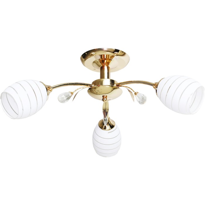 Люстра "Алехандро" 3x60Вт E27 золото