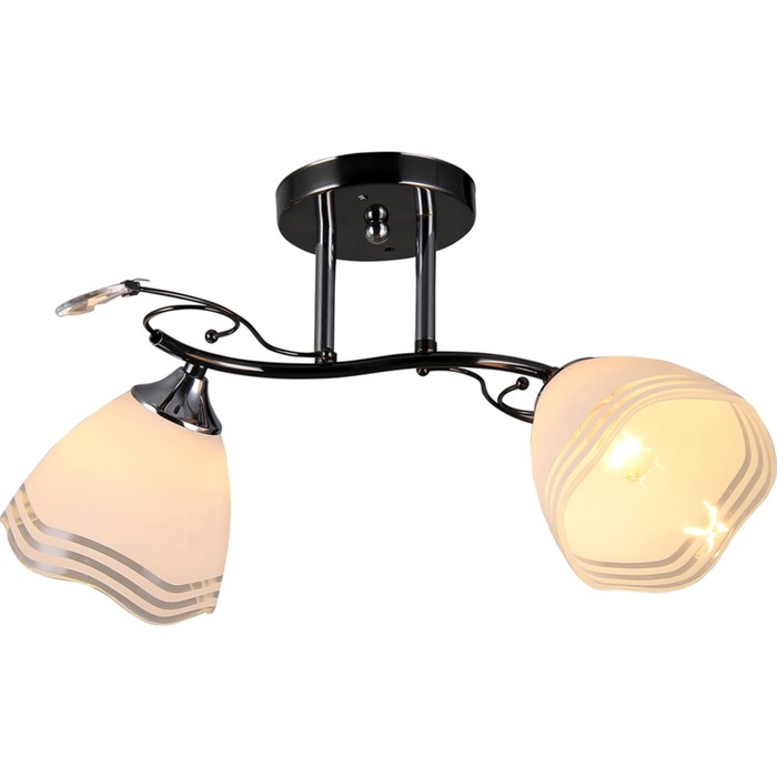 Люстра "Атилио" 2x60Вт E27 черный