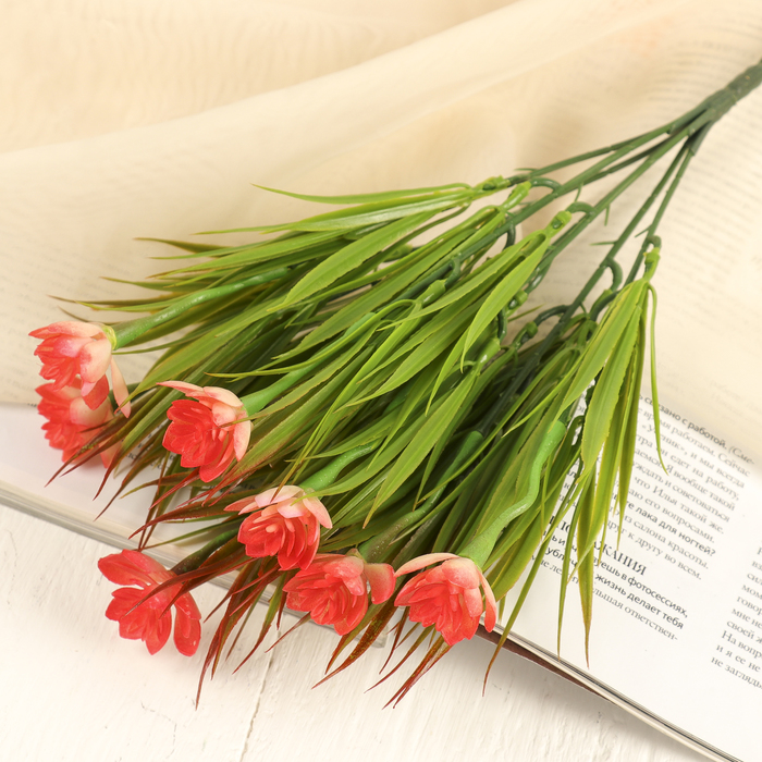 Букет "Пушистый" с длинными листами 28 см, микс