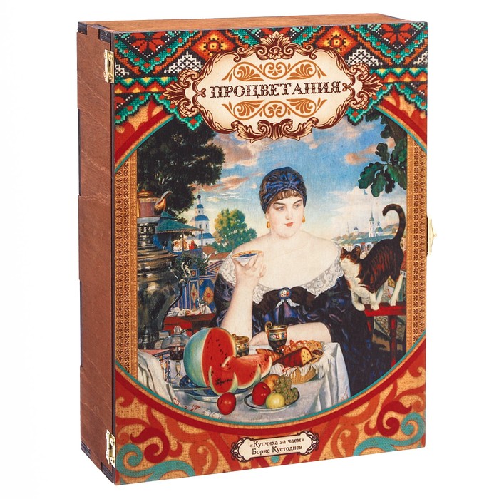 Ключница-шкатулка сказки "Барыня с котом"