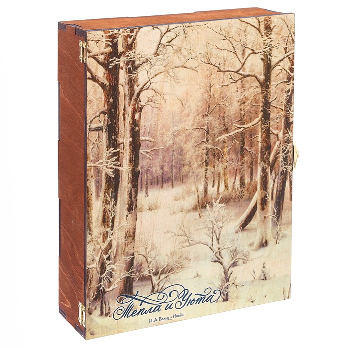 Ключница-шкатулка сказки "Зима"