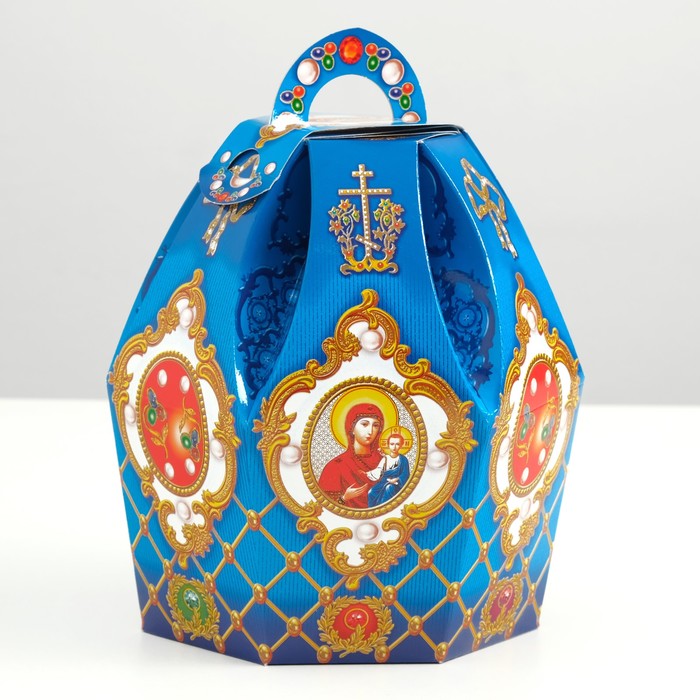 Подарочная коробка "Небесная писанка", 10.5 х 12.5 х 19 см