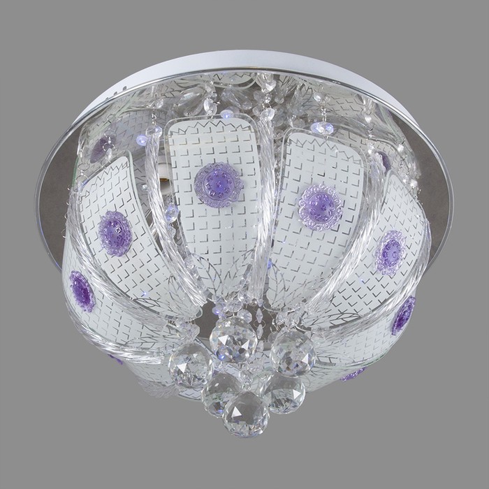 Люстра с ПДУ "Амалия" 4 лампы E14 15Вт хром 40см.