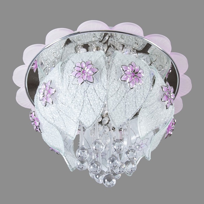 Люстра с ПДУ "Шерил" 3 лампы E27 15Вт хром 30см.