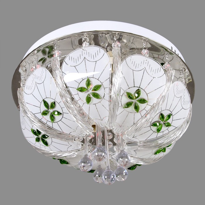 Люстра с ПДУ "Сания" 4 лампы E14 15Вт хром 35см.