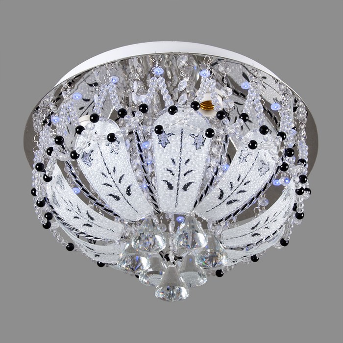 Люстра с ПДУ "Алеста" 4 лампы E27 60Вт хром 40см.