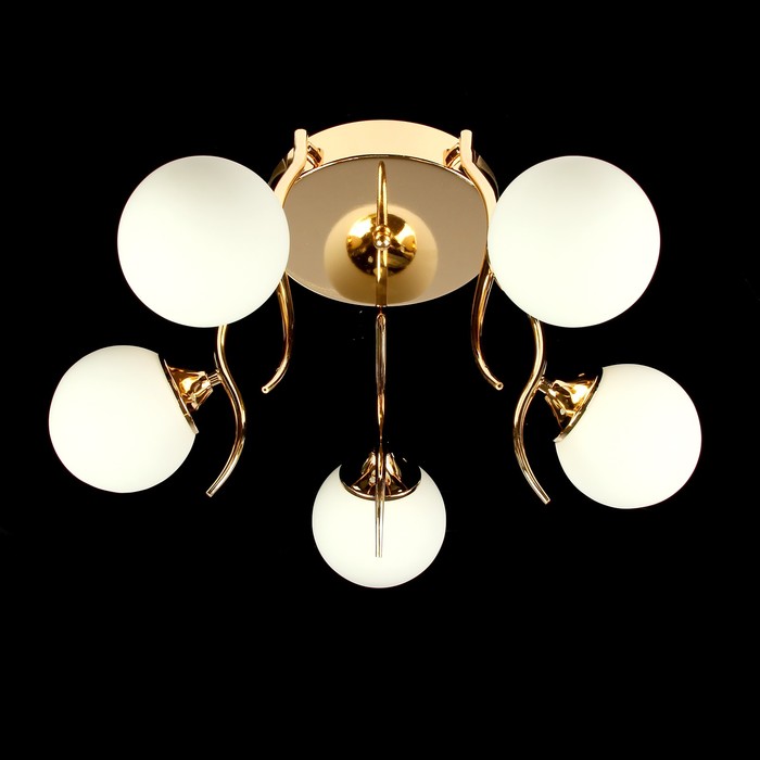 Люстра "Адамо" 5x40Вт E14 золото