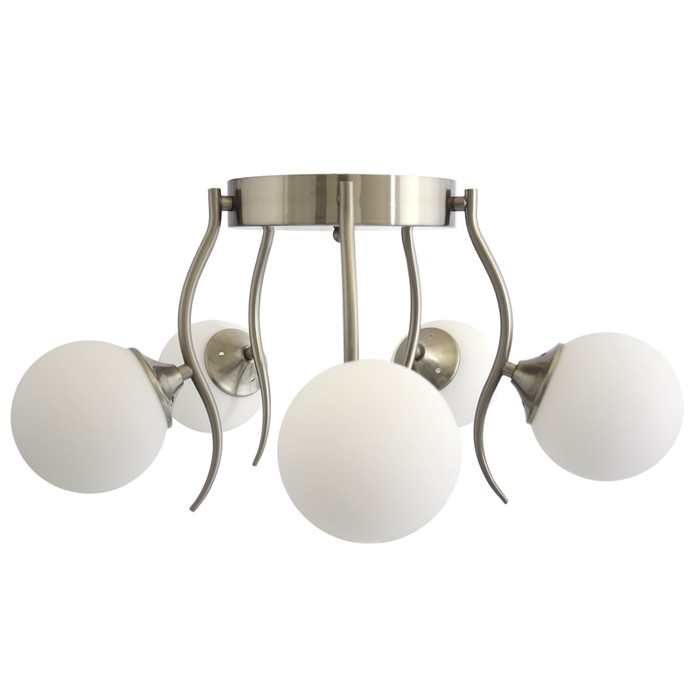 Люстра "Адамо" 5x40Вт E14 сатин никель