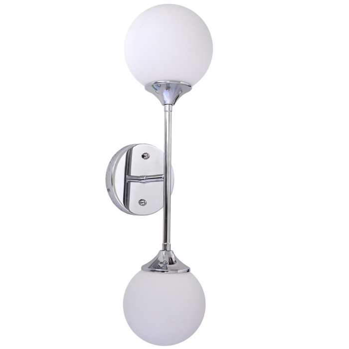 Бра "Адамо" 2x40Вт E14 хром