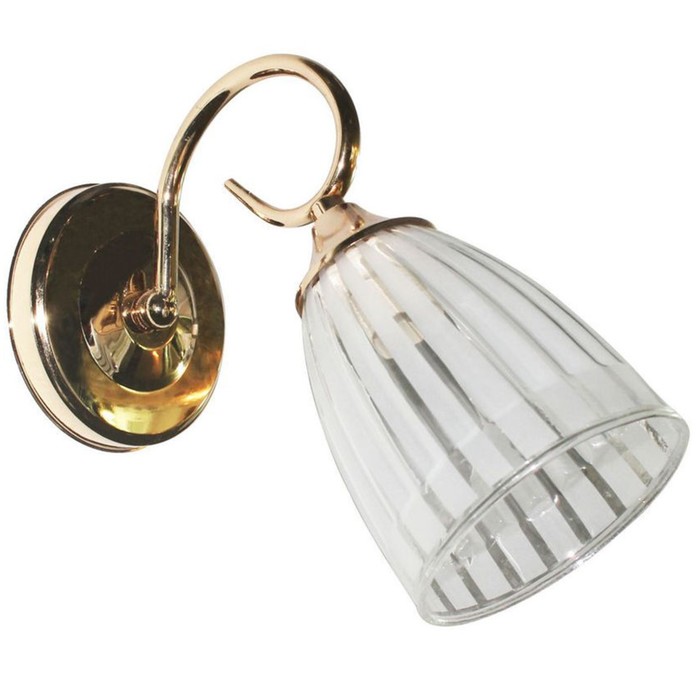 Бра "Альберто" 1x60Вт E27 золото