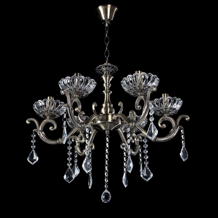 Люстра "Алфредо" 6x60Вт E14 бронза