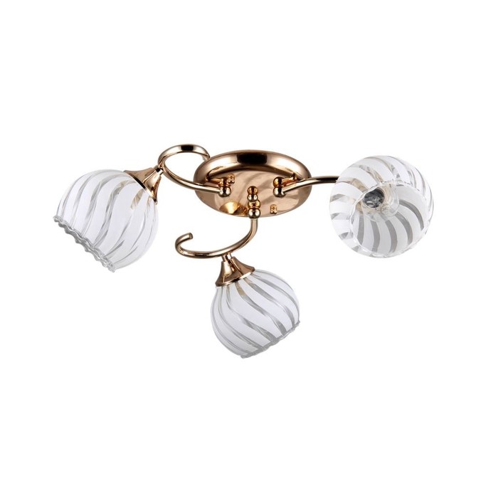 Люстра "Данте" 3x60Вт E27 золото