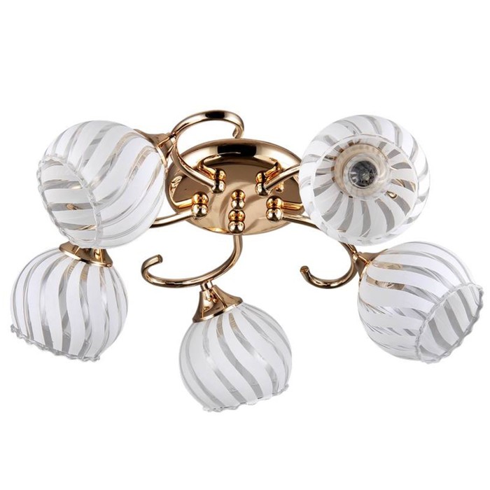 Люстра "Данте" 5x60Вт E27 золото