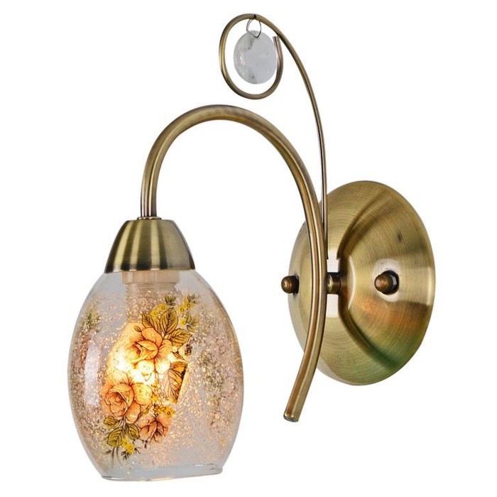 Бра "Джулиано" 1x60Вт E14 бронза