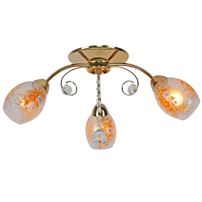 Люстра "Джулиано" 3x60Вт E14 золото