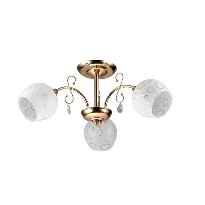 Люстра "Густаво" 3x60Вт E27 золото